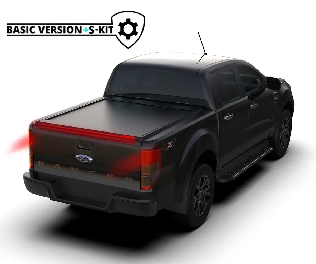 Купить Ролет для Ford Ranger 2012-2023 Tessera Roll+ (Basic+S-KIT) матовый черный